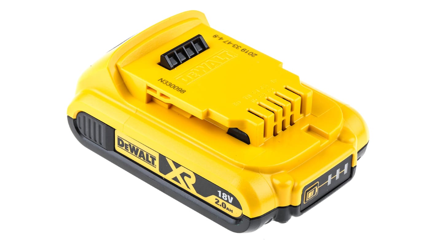 DeWALT DCB183 XJ 2Ah 18V Power Tool Battery For Use With DEWALT XR Li Ion 18V Tools RS