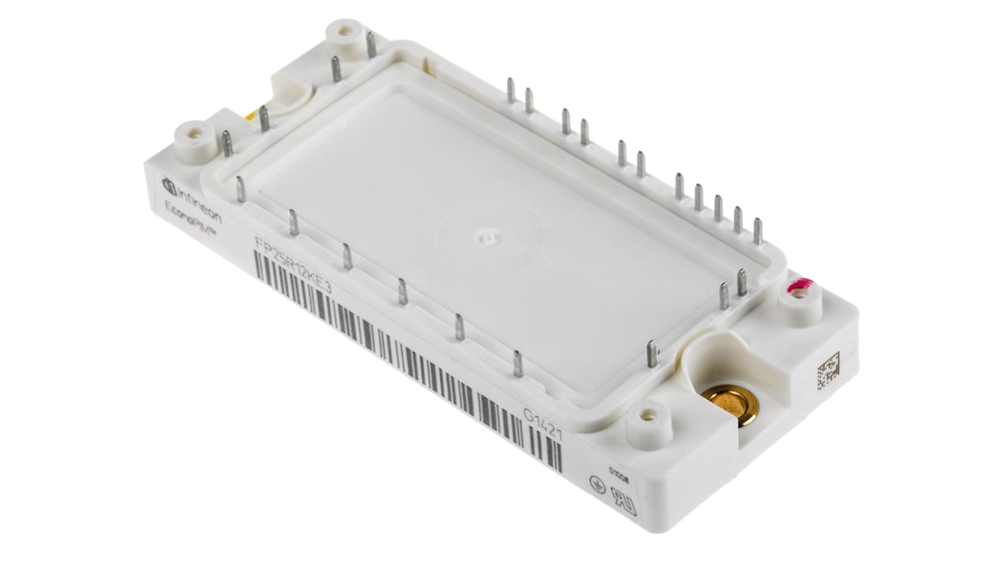 Infineon FP25R12KE3BOSA1 3 Phase Bridge IGBT Module, 40 A 1200 V, 24-Pin EconoPIM2, PCB Mount