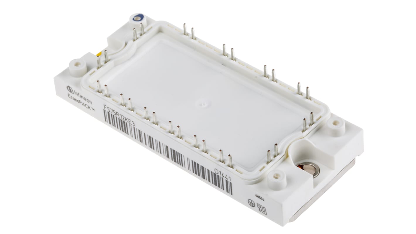 Infineon FS75R12KE3BOSA1 3 Phase Bridge IGBT Module, 105 A 1200 V, 28-Pin EconoPACK 2, PCB Mount