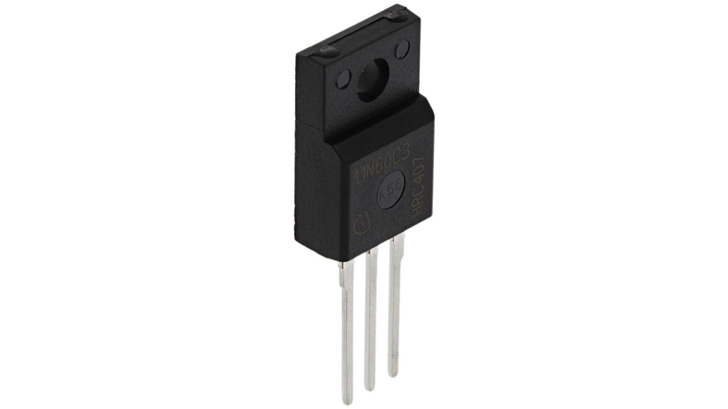 Infineon CoolMOS™ C3 N-Channel MOSFET, 11 A, 650 V, 3-Pin TO-220 FP SPA11N60C3XKSA1