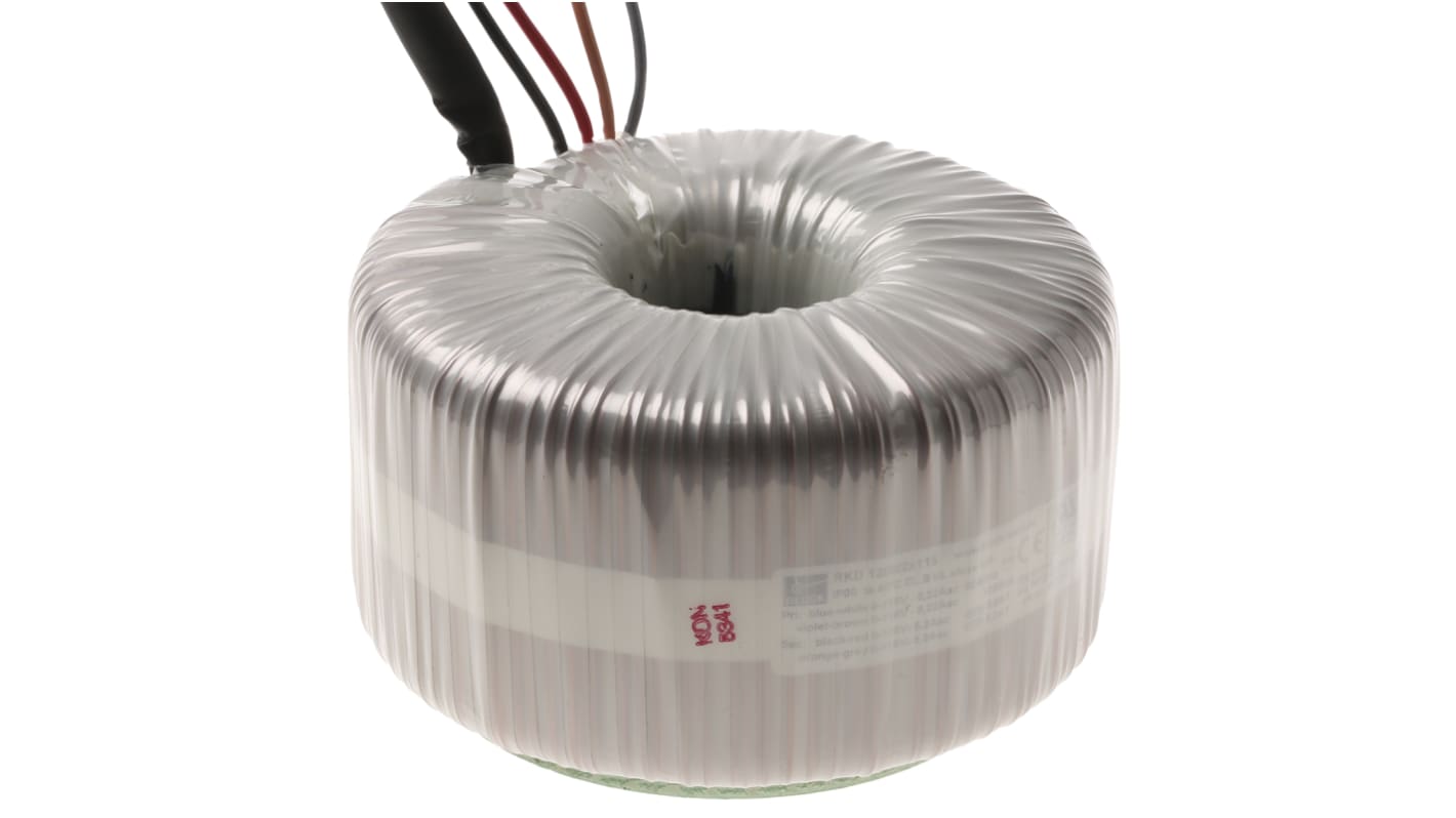 Block 115 V ac, 230 V ac, 2 x 115V ac Toroidal Transformer, 1200VA 2 Output