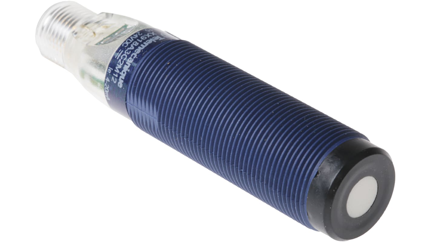 Rs-Online Sensore di prossimità Cilindro filettato Telemecanique Sensors M18 rilevamento 500 mm 12 → 24 V dc