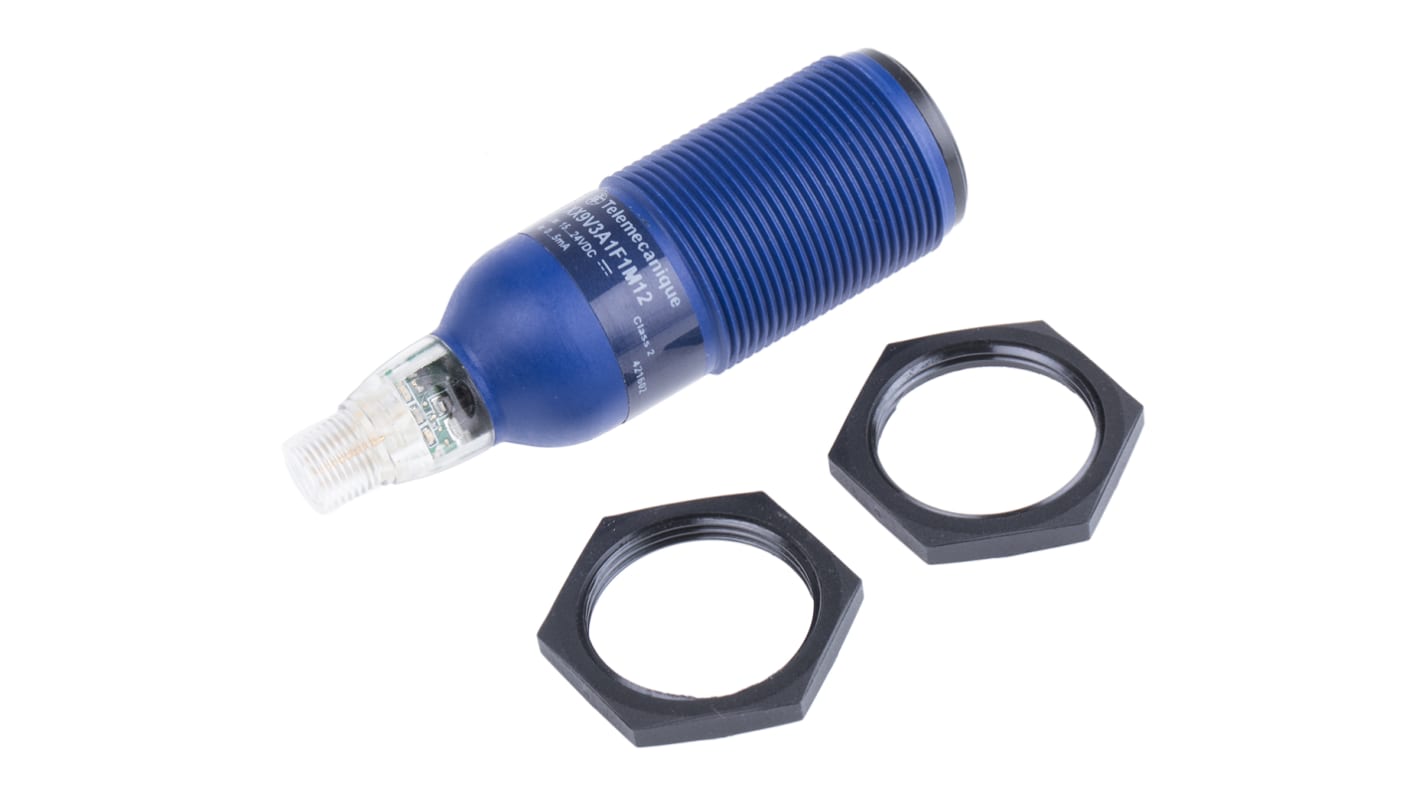 Rs-Online Sensore di prossimità Cilindro filettato Telemecanique Sensors M18 rilevamento 500 mm 12 → 24 V c.c