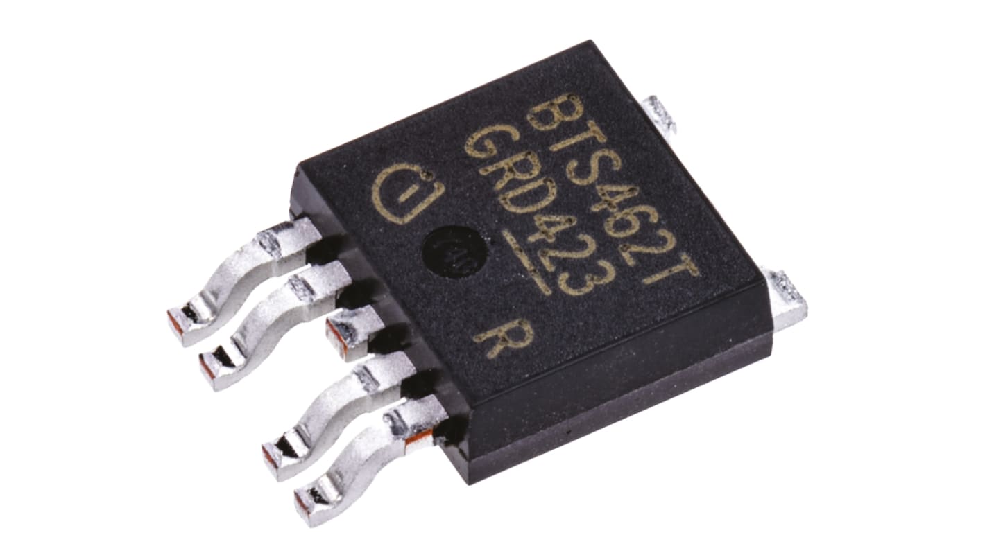 Infineon 高侧开关电源芯片, 4.4A, 16 V, 1输出, 5引脚, 贴片安装