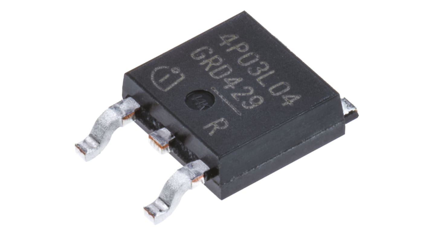 MOSFET, 1 elem/chip, 90 A, 30 V, 3-tüskés, DPAK (TO-252) OptiMOS P Egyszeres Si