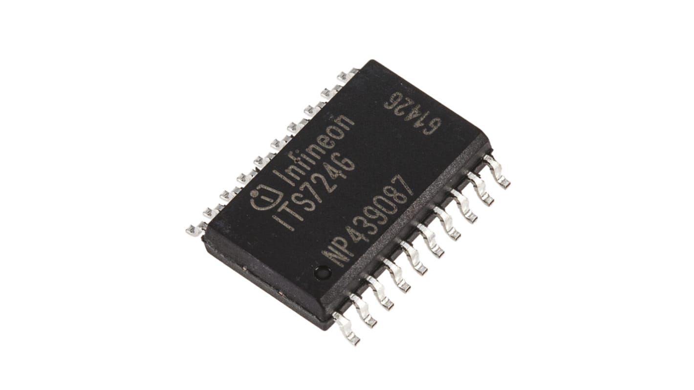Infineon 高侧开关电源芯片, 7.3A, 40 V, 4输出, 20引脚, 贴片安装
