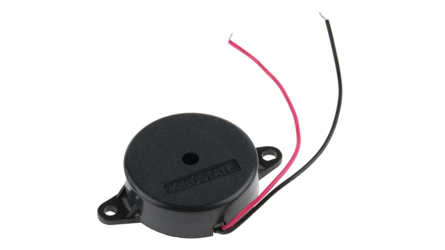 Buzzer piézo RS PRO 85dB Continu, 30V c.c. max, Montage panneau