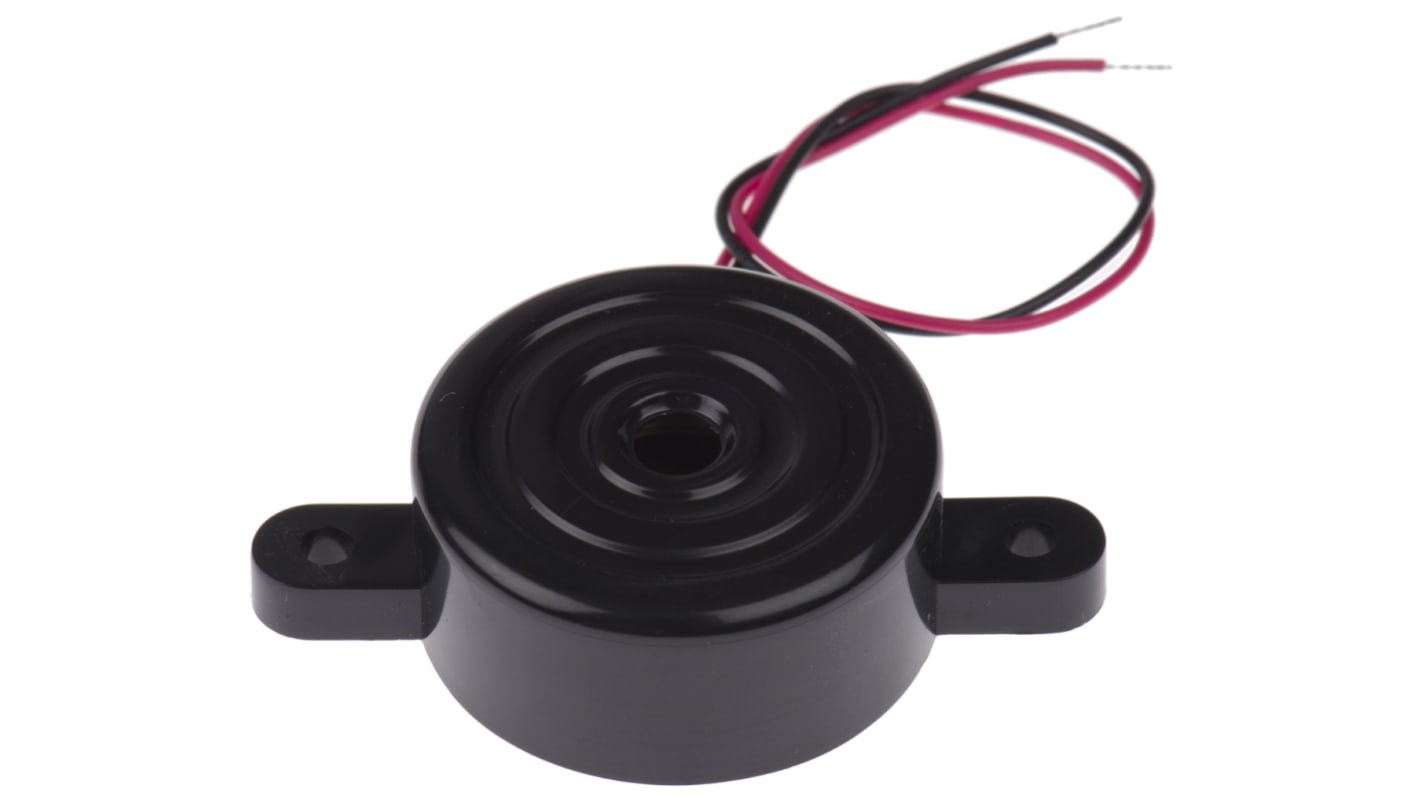 RS PRO 連続 圧電ブザー, 4kHz, 86dB, パネルマウント
