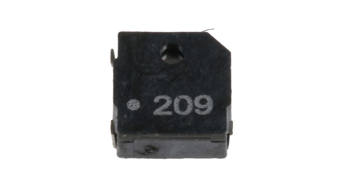 RS PRO 75dB SMD External Magnetic Buzzer Component, 5 x 5 x 1.9mm, 2V Min, 4V Max