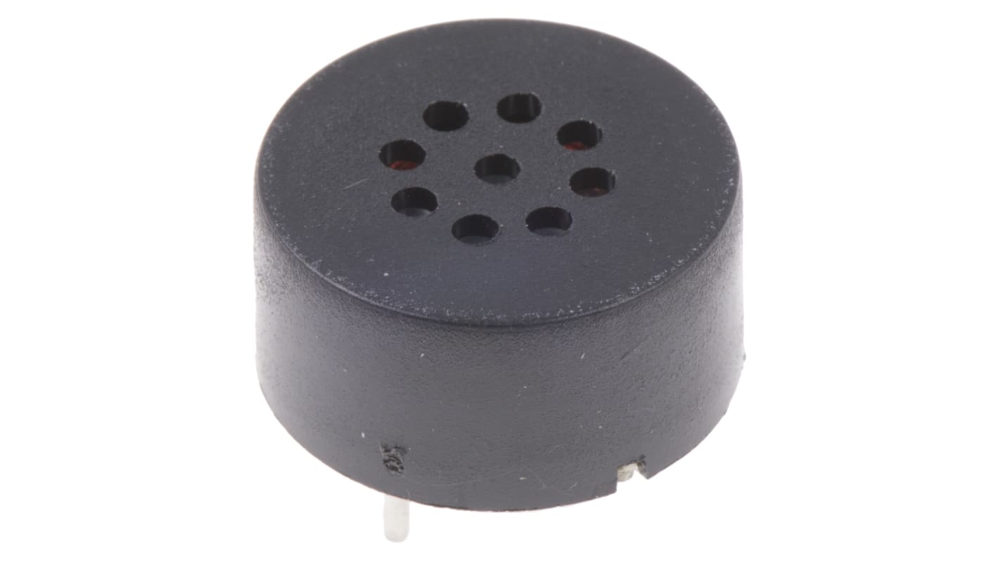 RS PRO 8Ω 0.3W Miniature Speaker 15mm Dia. , 5.8mm Lead Length, 15 (Dia.) x 7.5mm
