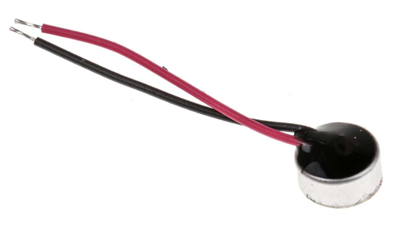 Kondensator mikrofonu, -42dB 6mm montaż na przewodzie, RS PRO