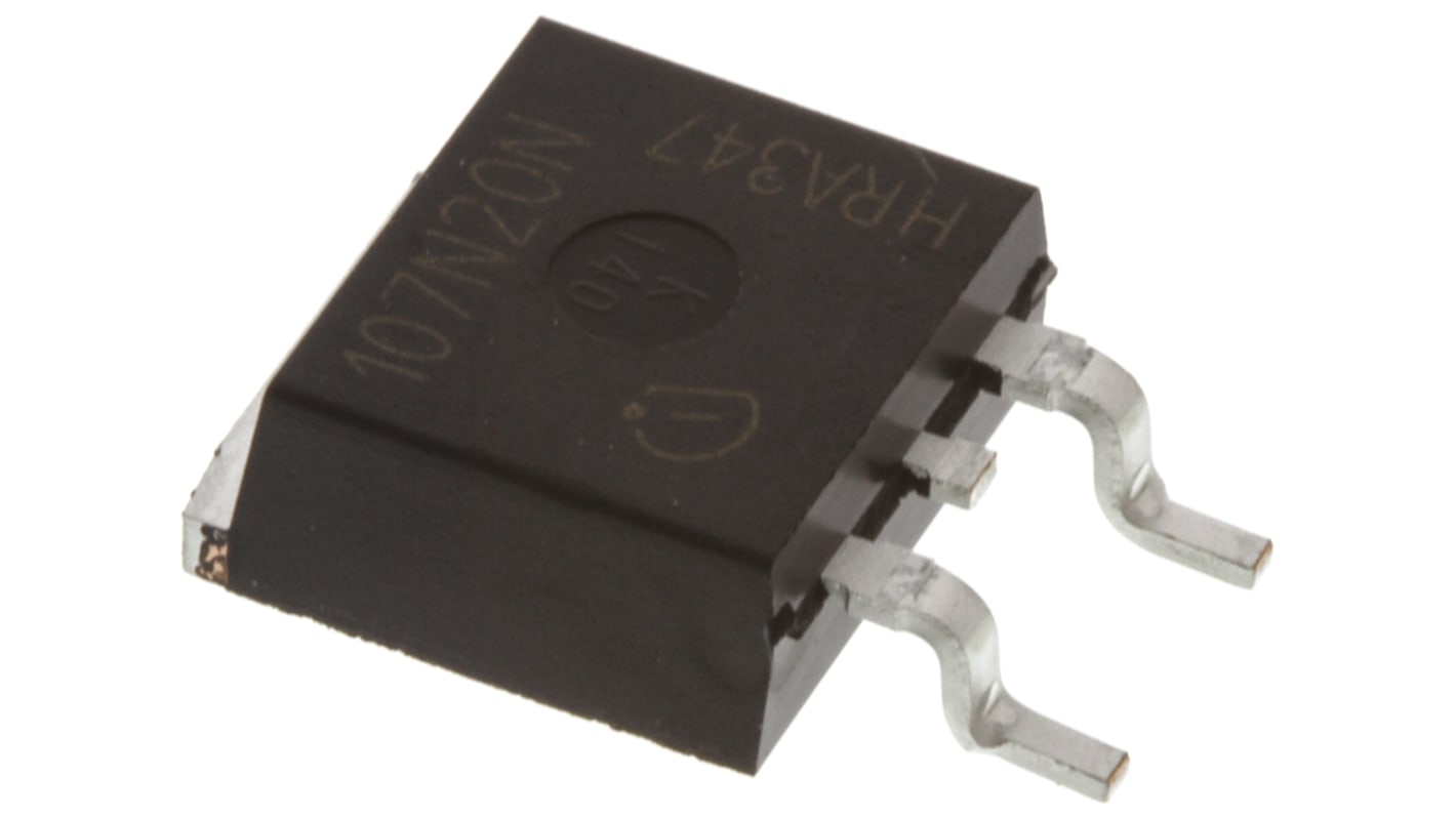 N-Channel MOSFET, 88 A, 200 V, 3-Pin D2PAK Infineon IPB107N20N3GATMA1