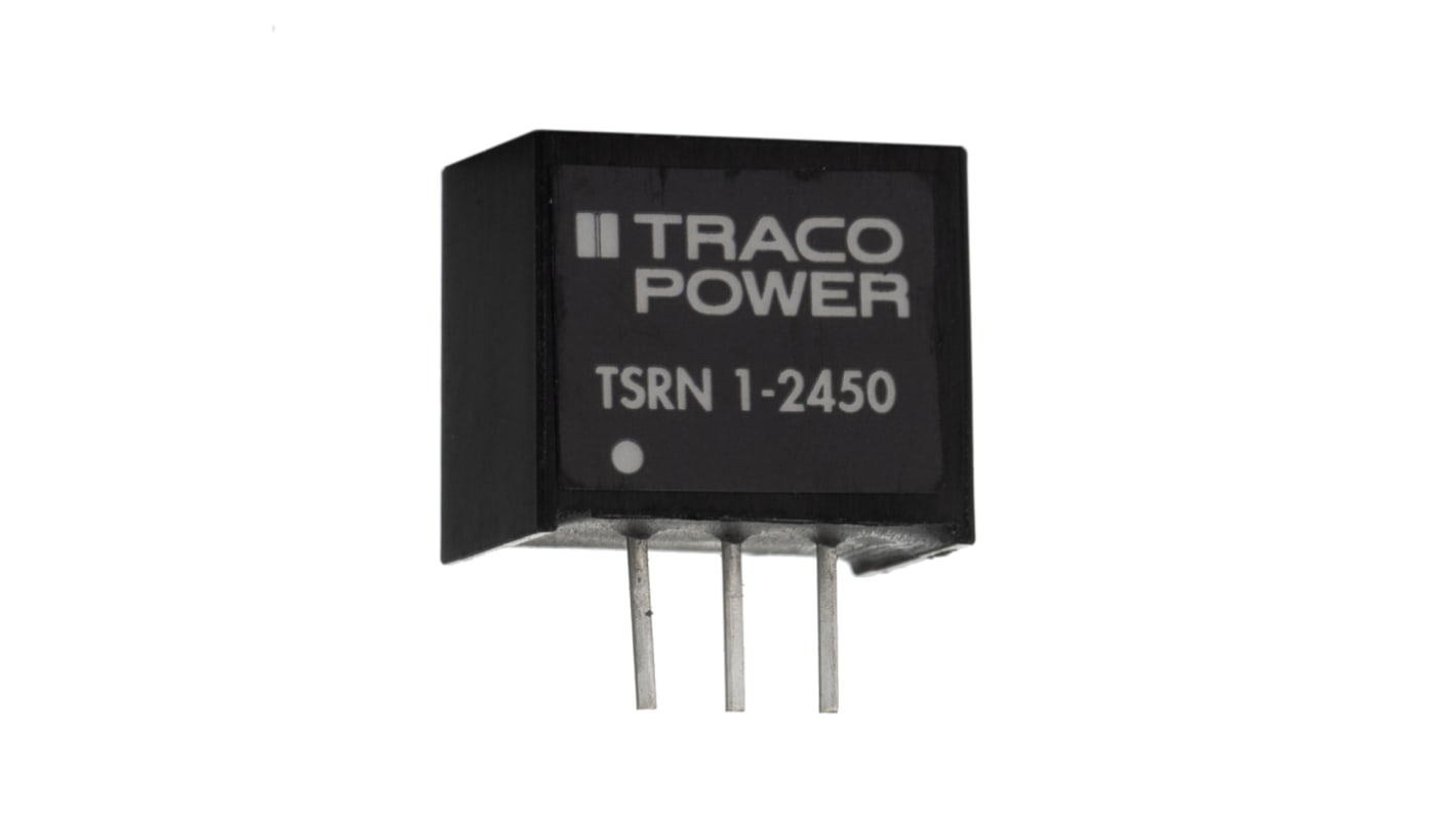 Regulator przełączający, Uwe 6.5 → 31 V dc, 6.5 → 42 V dc, Uwy ±5V dc, Iwy 1 A, 400 mA, TRACOPOWER, TSRN 1
