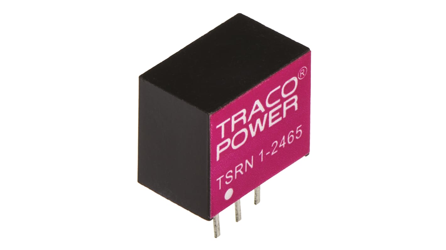 TRACOPOWER 开关稳压器, ±6.5V 直流 1 A, 300 mA输出, 8 → 29 V dc, 8 → 42 V dc 3mA输入, 通孔安装, SIP, -40°C→+85°C,