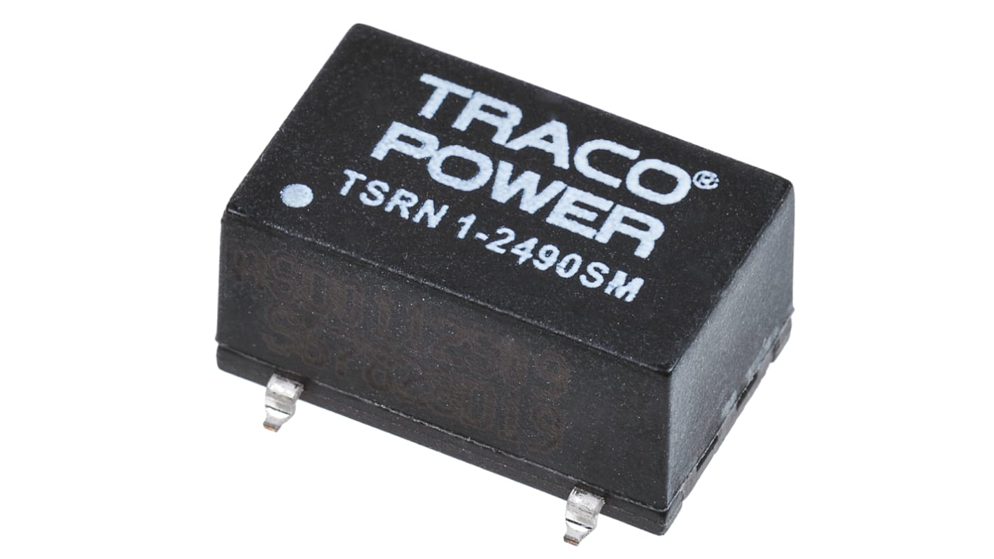TRACOPOWER 表面実装 スイッチングレギュレータ 10.5 → 42 V dc, 7 → 27 V dc To ±9V dc 1 A, 300 mA