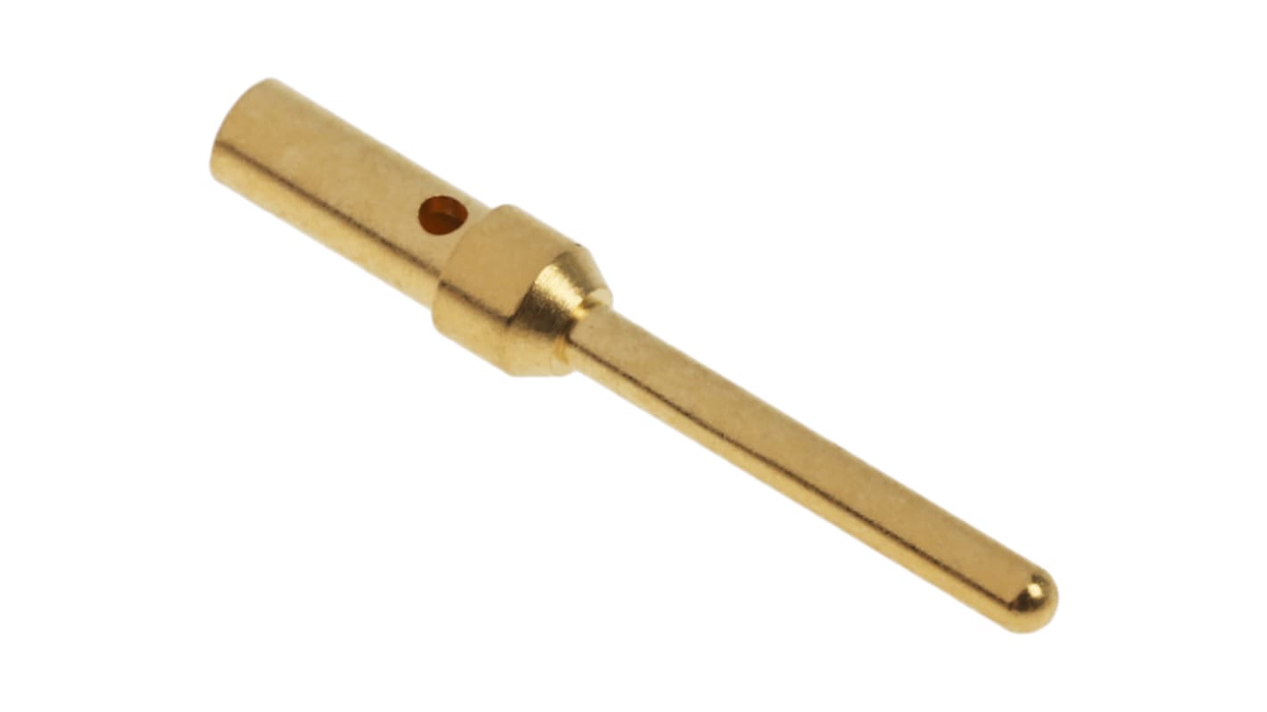 HARTING 圆形连接器插针公插, 1.04mm尺寸, 压接接线, 26 → 22 AWG线规, 14.2mm长, D-Sub Standard系列