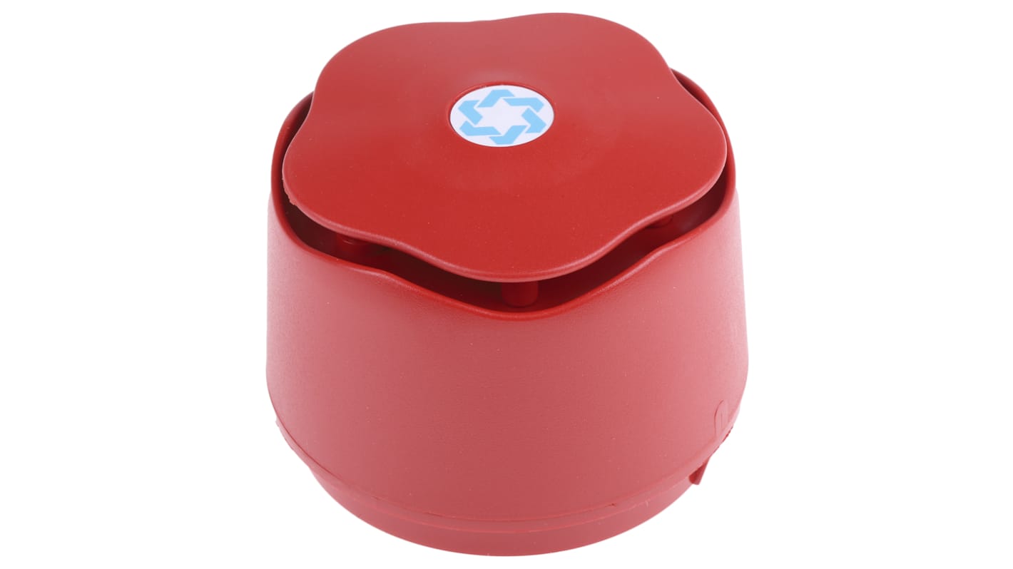 Hosiden Besson 电子报警器, 9 → 30 v 直流电源, 红色外壳, 32音调, 1米外110dB, IP45, Banshee系列
