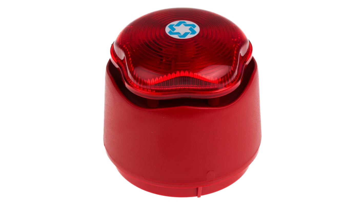 90010R0 | Hosiden Besson Banshee Excel Lite Series Red Sounder Beacon, 9 → 30 V dc, Bayonet Mount, 110dB at 1 Metre | RS 90010R0 | Hosiden Besson Banshee Excel Lite Series Red Sounder Beacon, 9 → 30 V dc, Bayonet Mount, 110dB at 1 Metre | RS