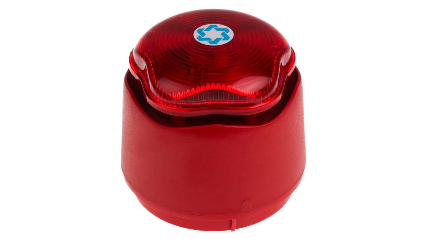 Hosiden Besson Banshee Excel Lite Xenon, Stroboskop-Licht Alarm-Leuchtmelder Rot / 110dB, 9 → 30 V dc