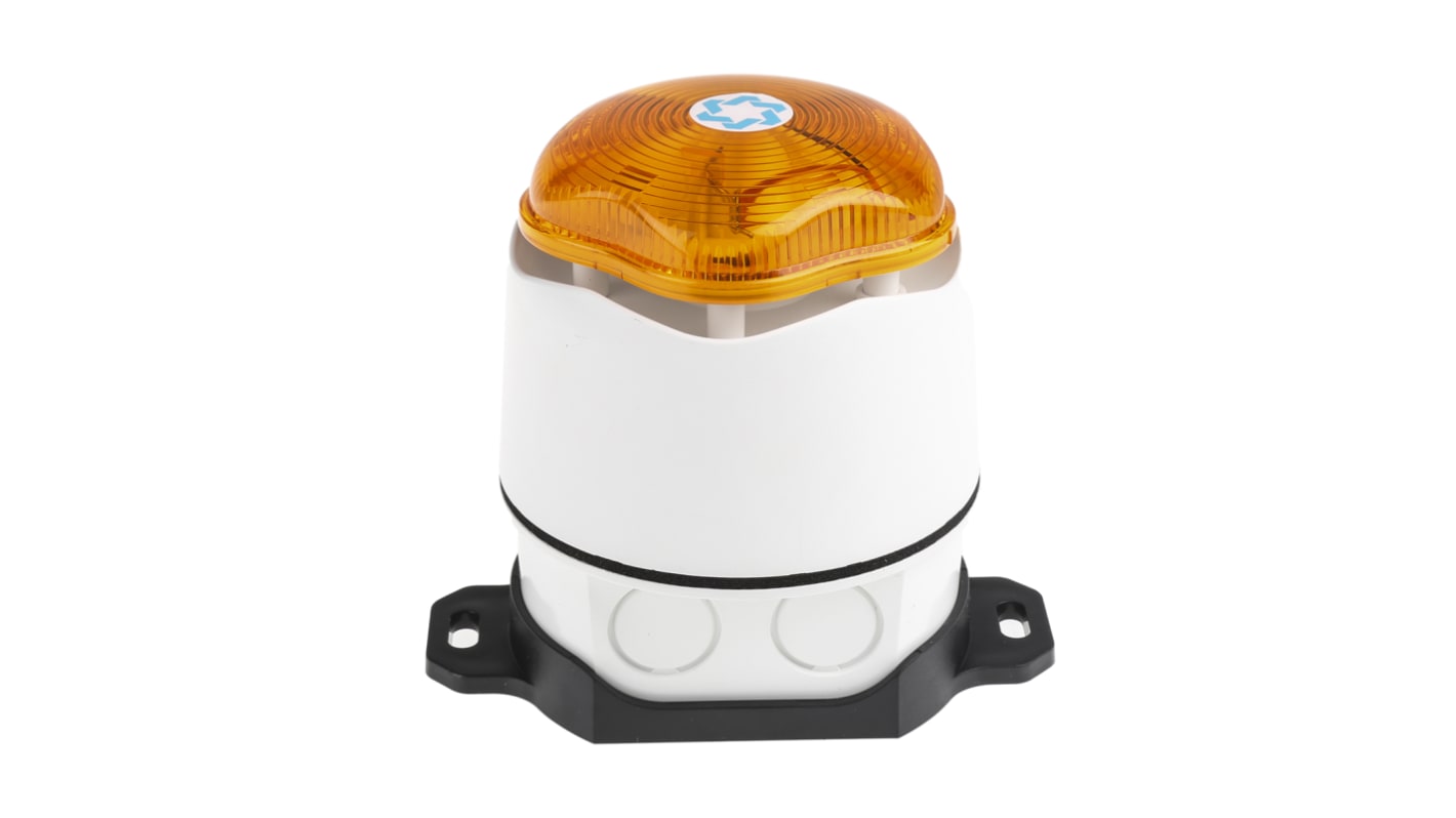 Segnalatore acustico e luminoso Hosiden Besson serie Banshee Excel Lite, Ambra, 9 → 30 V c.c., 110dB a 1 m