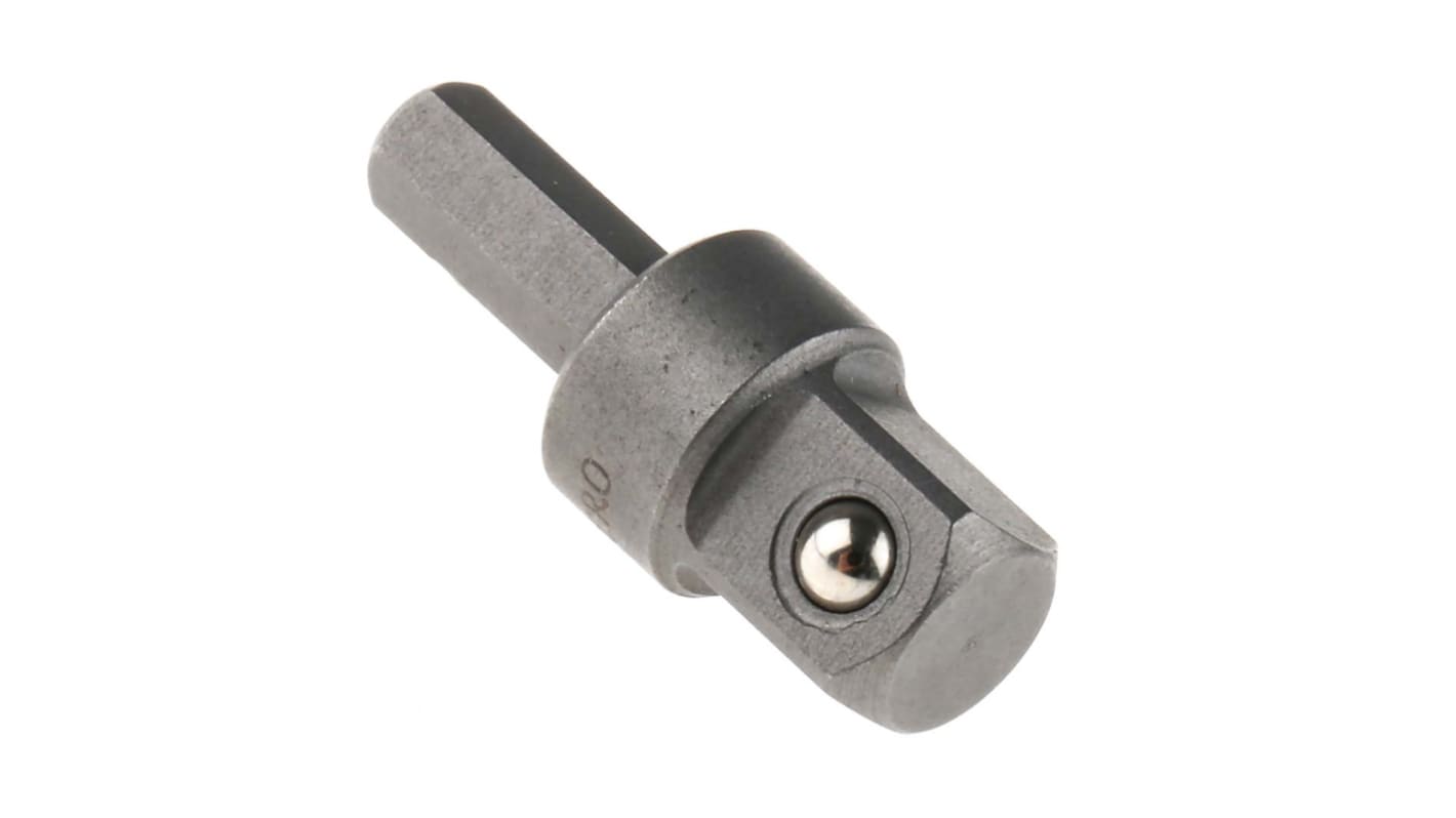 Facom ECR.0 1/4 in Square Adapter, 22 mm Overall