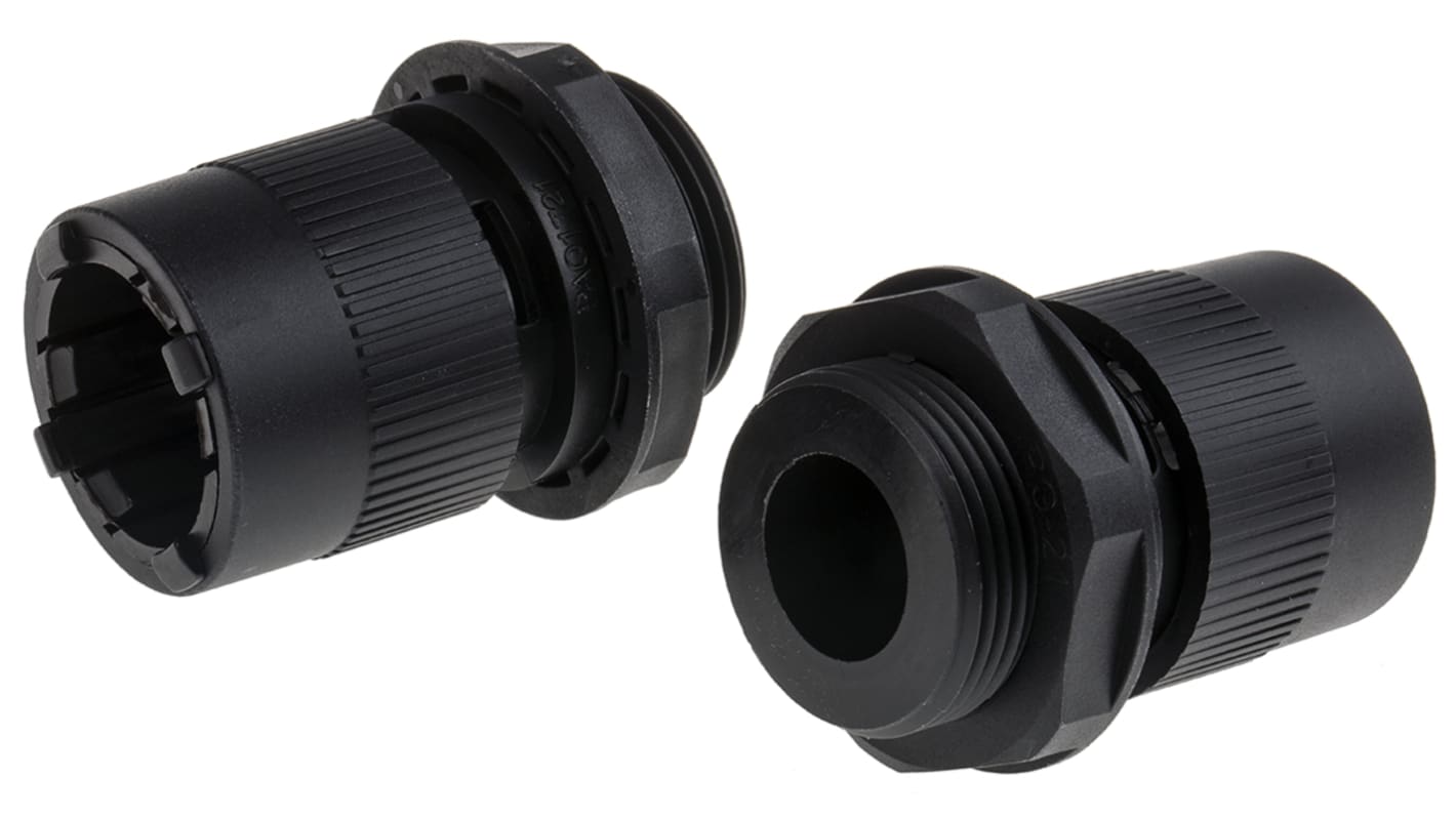 RS PRO Adapter, Conduit Fitting, 20mm Nominal Size, PG21, Nylon 66