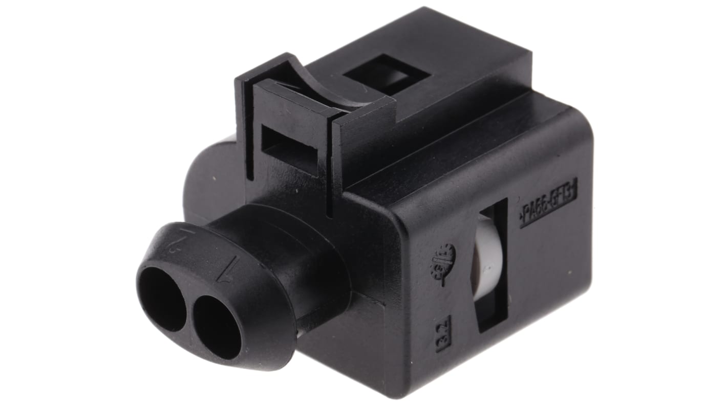 TE Connectivity, AMP MCP 2.8 Automotive Connector Socket Cable Mount 2 Way 1-1355200-1