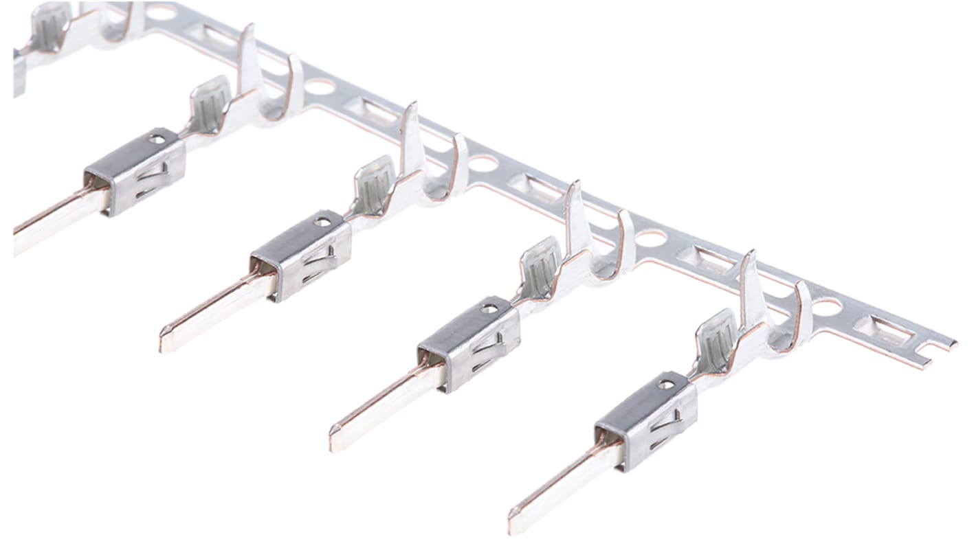 TE Connectivity Crimpterminal, serie AMP MCP 1.5K, Han, Crimp-terminering, Sølv-overflade 1mm² 0.5mm²
