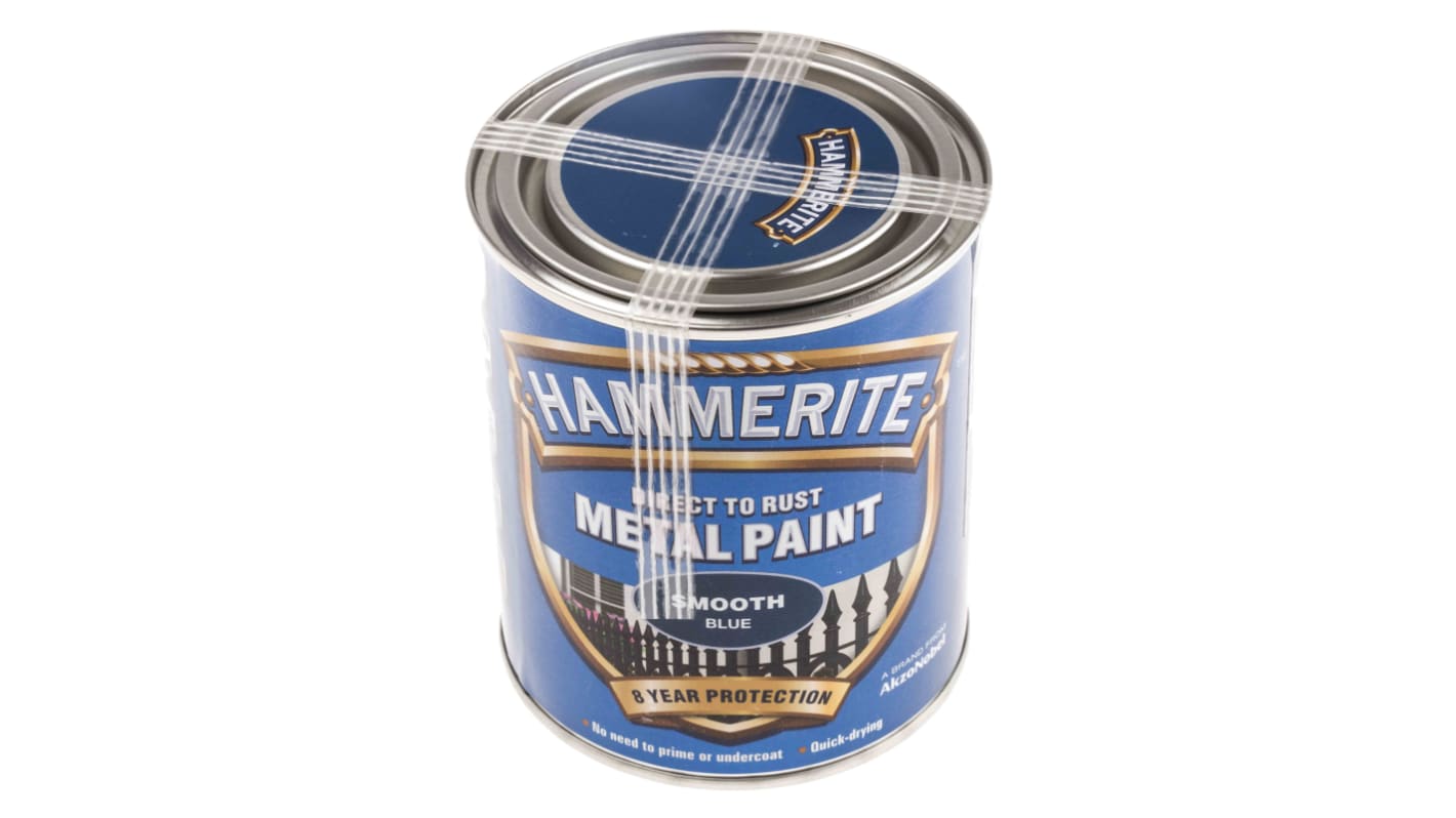 Hammerite Metal Paint in Smooth Blue 750ml