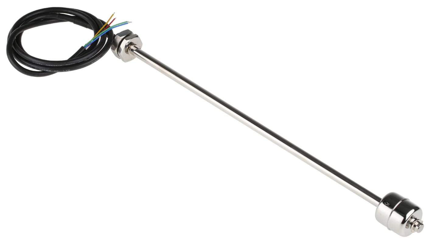 Sensata Cynergy3 不锈钢浮球开关, 垂直安装, NO/NC, 最大直流120V, 最高+135°C, 线长1m, SSF67系列