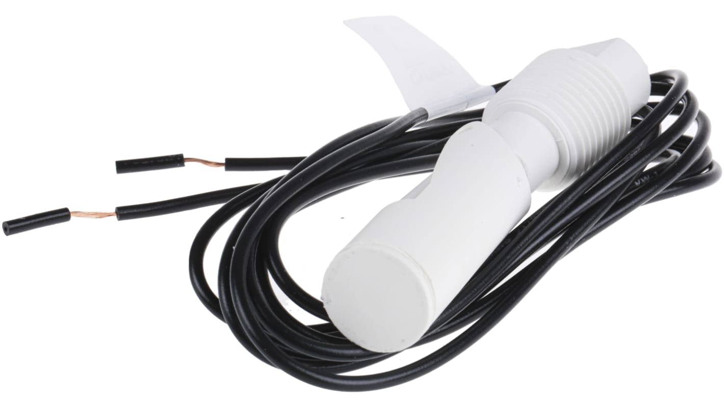 Sensata Cynergy3 PP浮球开关, 水平外部安装, NO/NC, 最大直流300V, 最高+100°C, 线长1m, RSF80系列