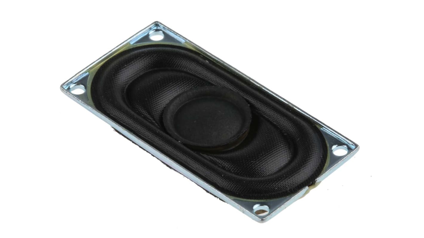 RS PRO 4Ω 2W Miniature Speaker, 40 x 20 x 5.8mm