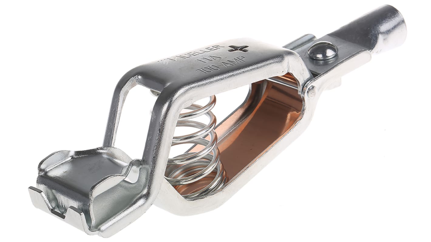 Clip a coccodrillo Mueller Electric, 100A, apertura 41mm