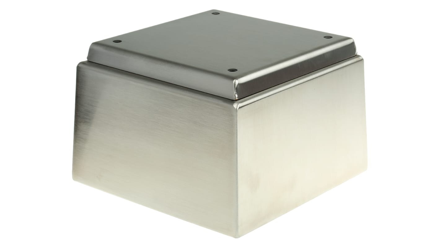 Rittal HD Series Stainless Steel Terminal Box, IP66, IPX9, 150 mm x 150 mm x 120mm