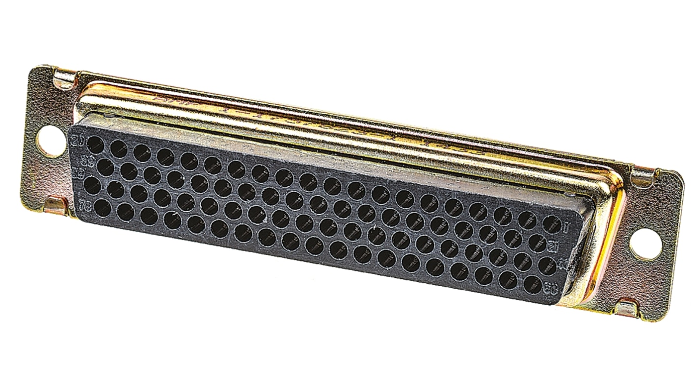 TE Connectivity Amplimite 90 78 Way Cable Mount D-sub Connector Plug