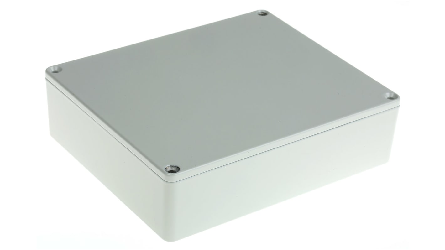 Hammond 1590 Series Grey Die Cast Aluminium Enclosure, IP54, Grey Lid, 145 x 121 x 39mm