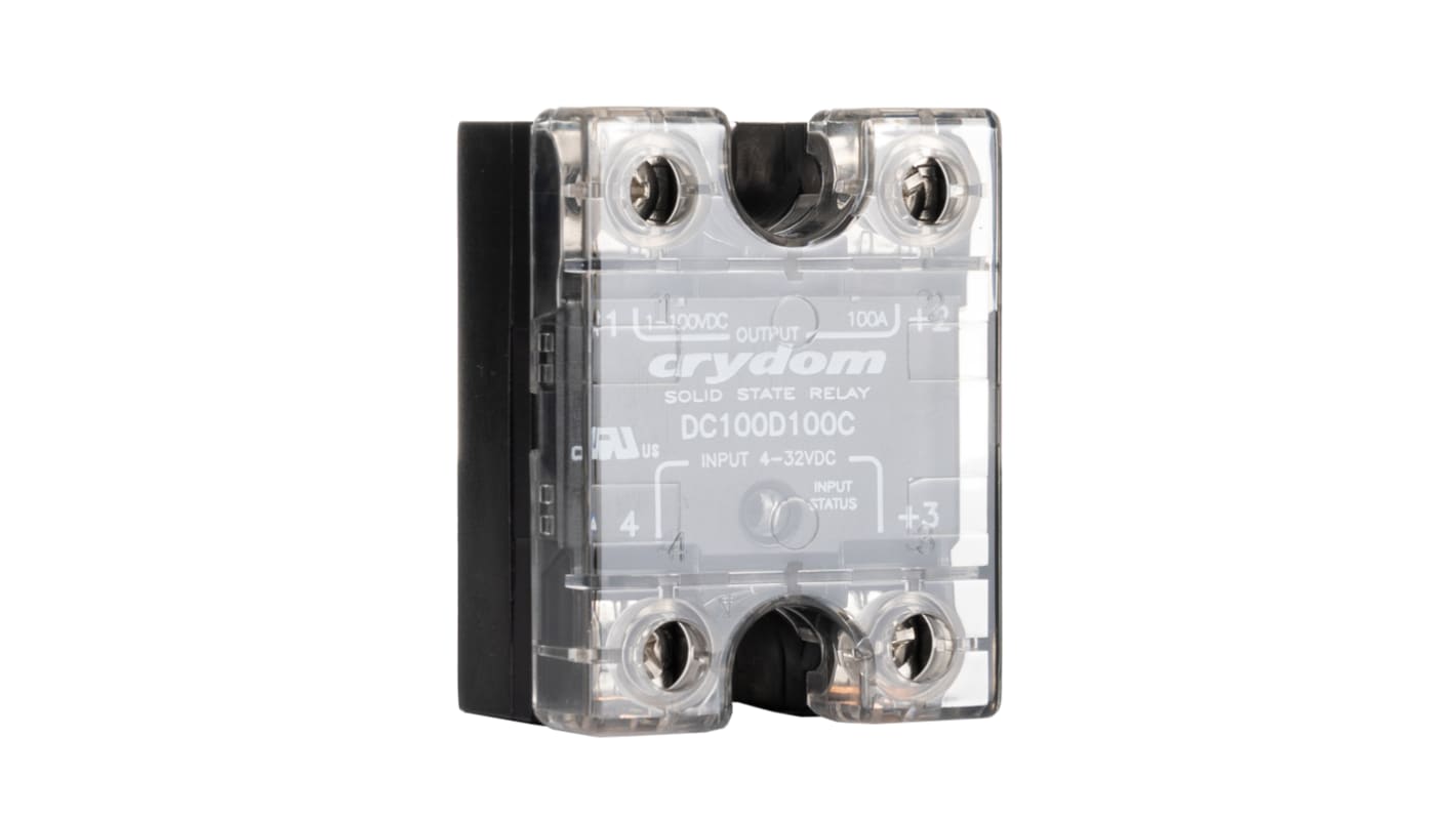 Sensata Crydom ソリッドステートリレー, 100 A, 72 V dc, 表面 Sensata Crydom ソリッドステートリレー, 100 A, 72 V dc, 表面