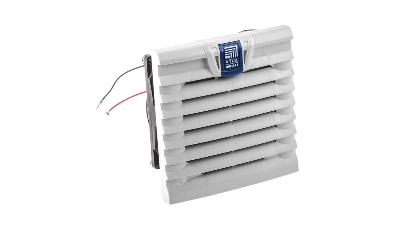 Rittal dc Filterlüfter, 38dB, 24 V dc, 3W, 18m³/h, 116.5 x 116.5mm, IP54