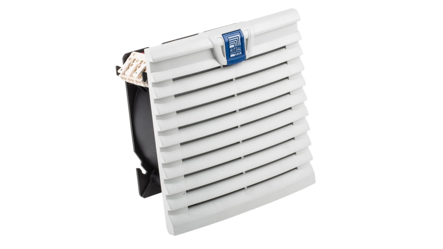 Rittal SK Series Filter Fan, 24 V dc, dc Operation, 50m³/h Filtered, 55m³/h Unimpeded, IP54, 148.5 x 148.5mm