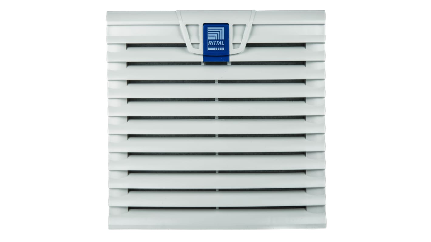 Rittal SK Series Filter Fan, 115 V ac, ac Operation, 100m³/h Filtered, 105m³/h Unimpeded, IP54, 204 x 204mm