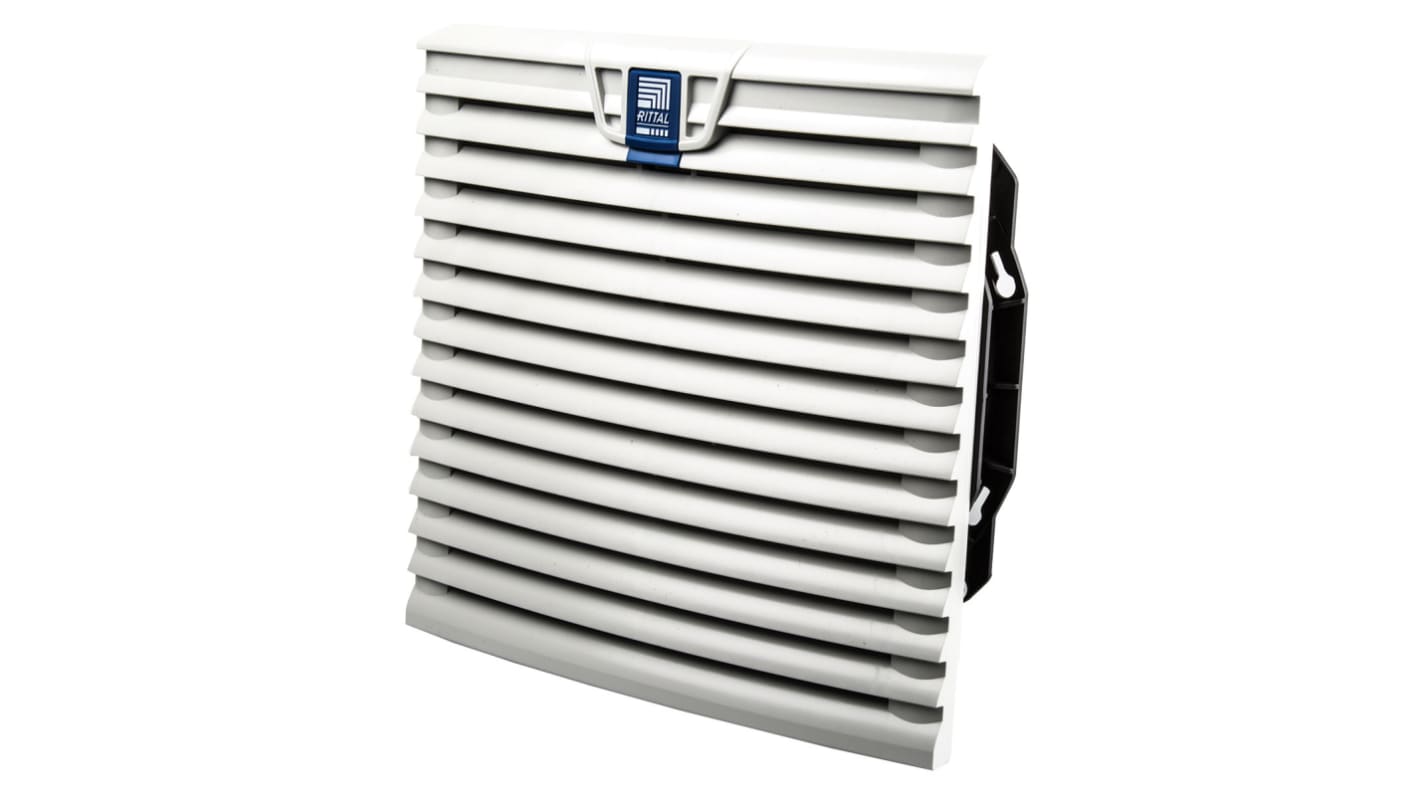 Rittal SK Series Filter Fan, 230 V ac, ac Operation, 121m³/h Filtered, 180m³/h Unimpeded, IP54, 255 x 255mm