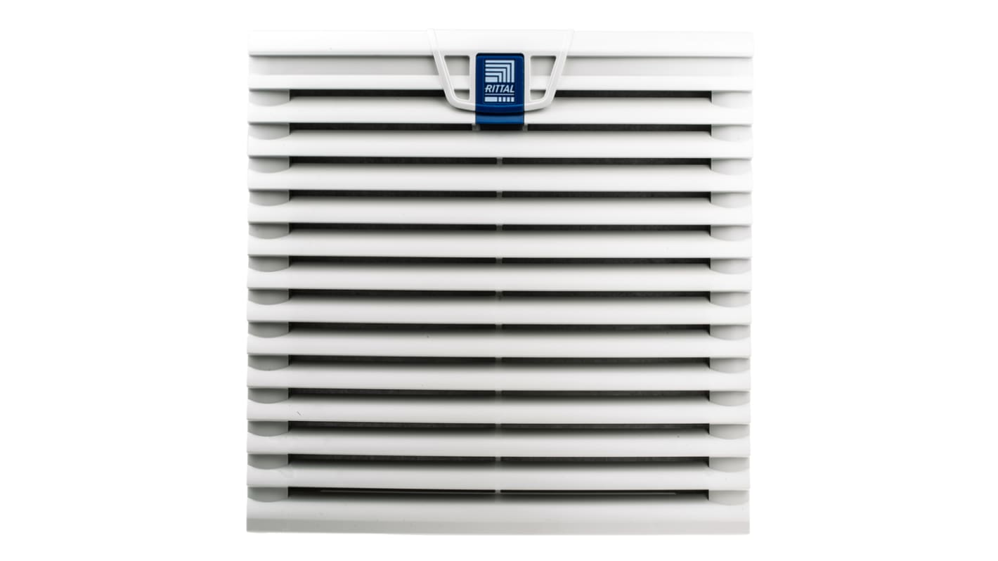 Rittal SK Series Filter Fan, 115 V ac, AC Operation, 205m³/h Filtered, 230m³/h Unimpeded, IP54, 255 x 255mm