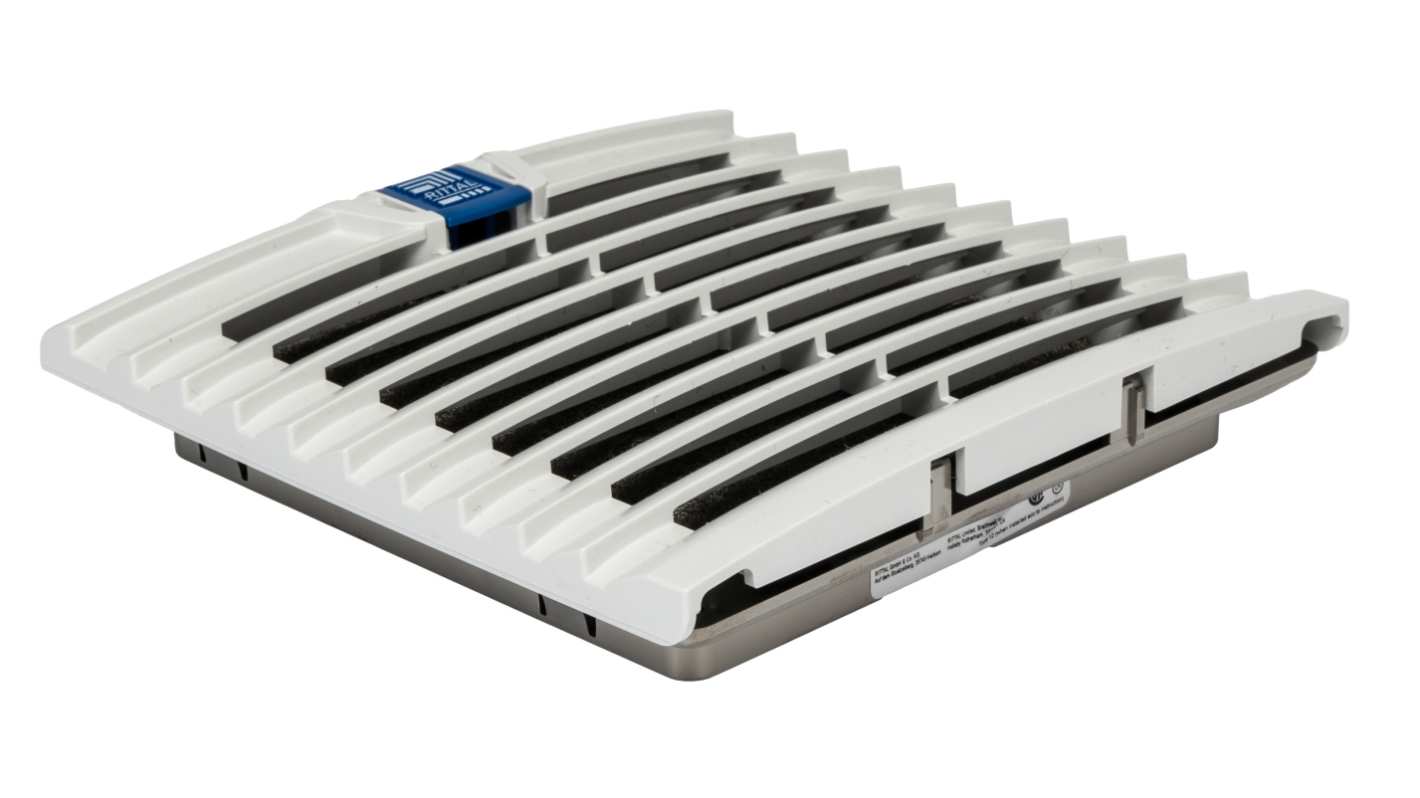 Rittal 排气过滤器, 用于124 x 124mm风扇, ABS外框, 148.5 x 148.5 x 24mm, 10.5mm厚, SK系列