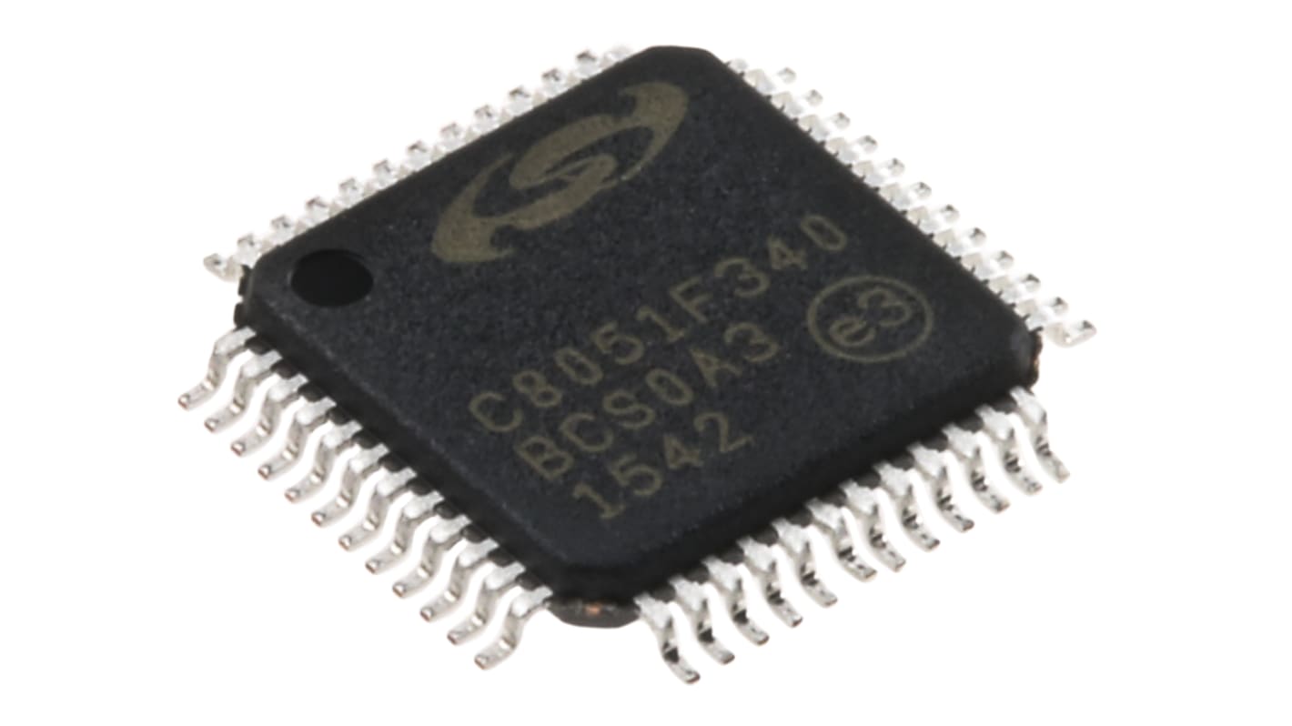 Silicon Labs, 8bit 8051, C8051F Microcontroller, 48MHz, 64 kB Flash, 48-Pin TQFP