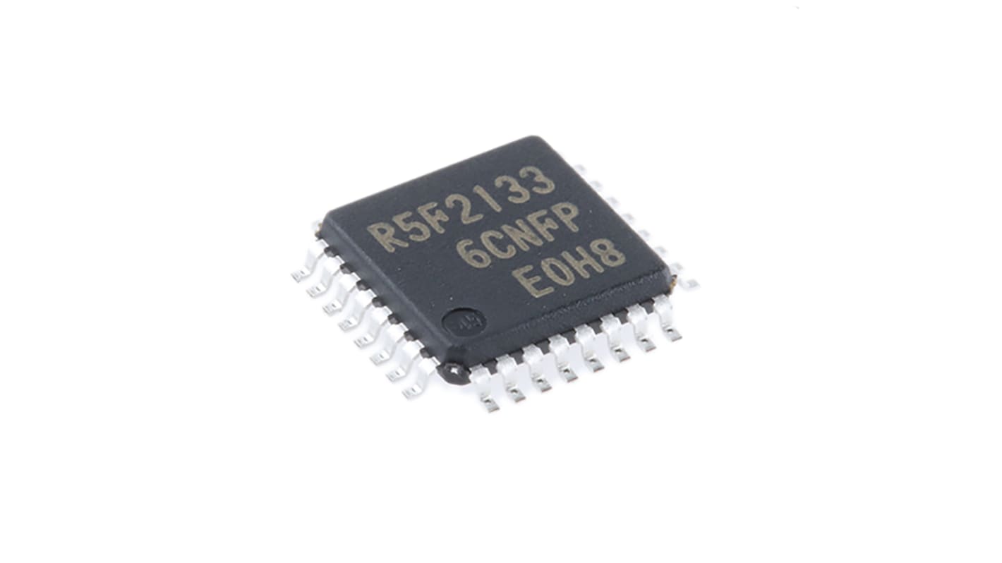 Renesas Electronics, 16bit R8C, R8C Microcontroller, 20MHz, 32 kB Flash, 32-Pin LQFP