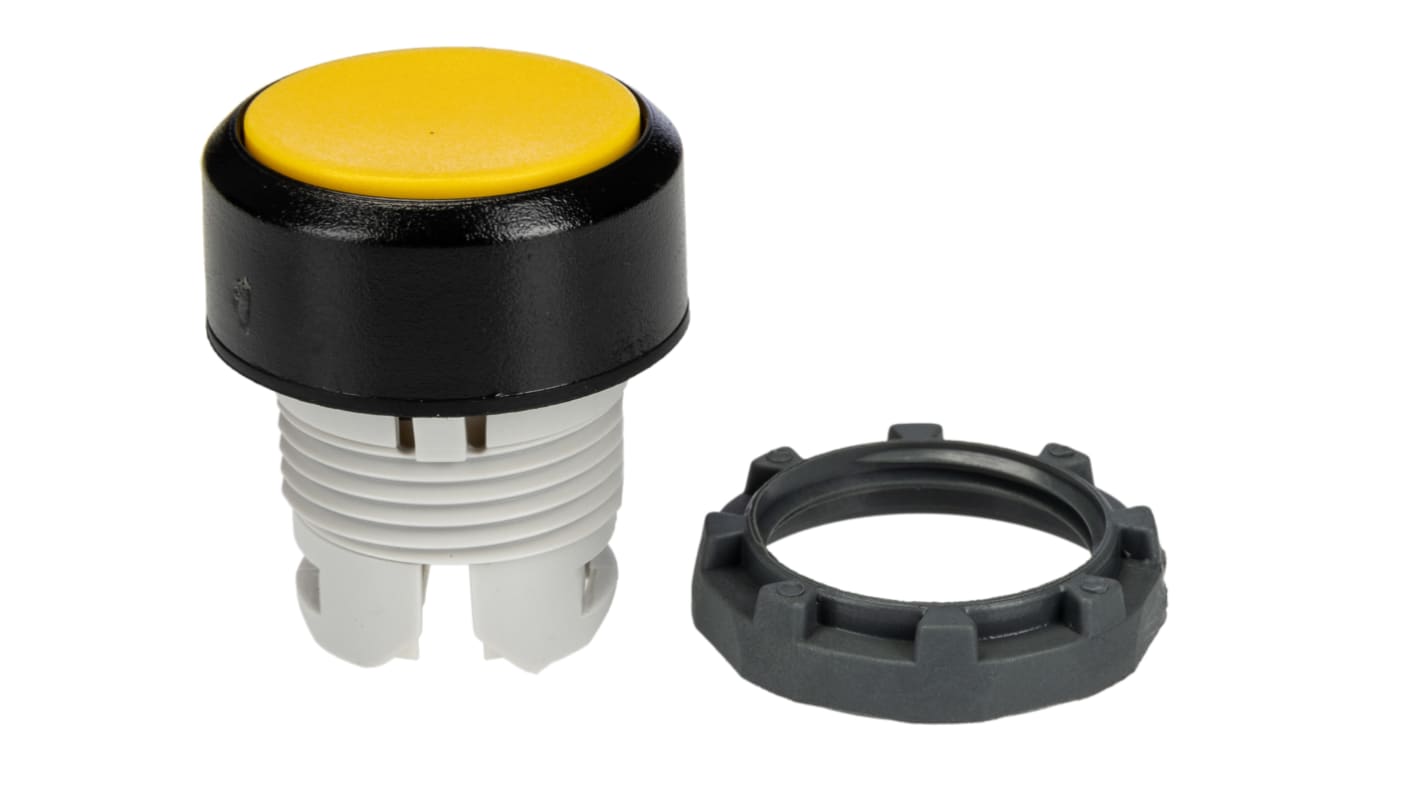 ABB Modular Series Yellow Momentary Push Button Head, 22mm Cutout, IP66