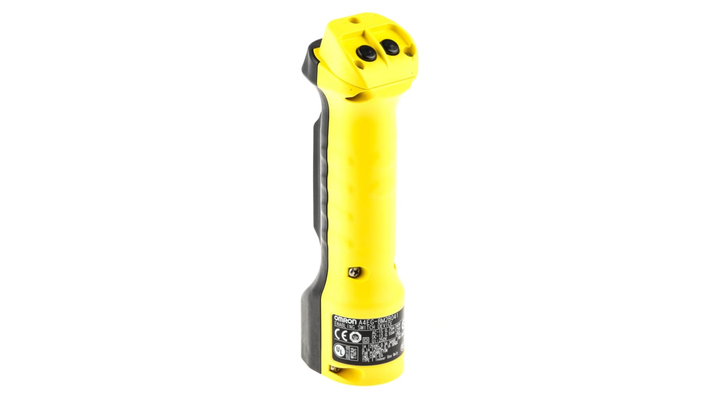 Omron 使能开关, A4EG系列, 2 常开, 塑料外壳, IP65