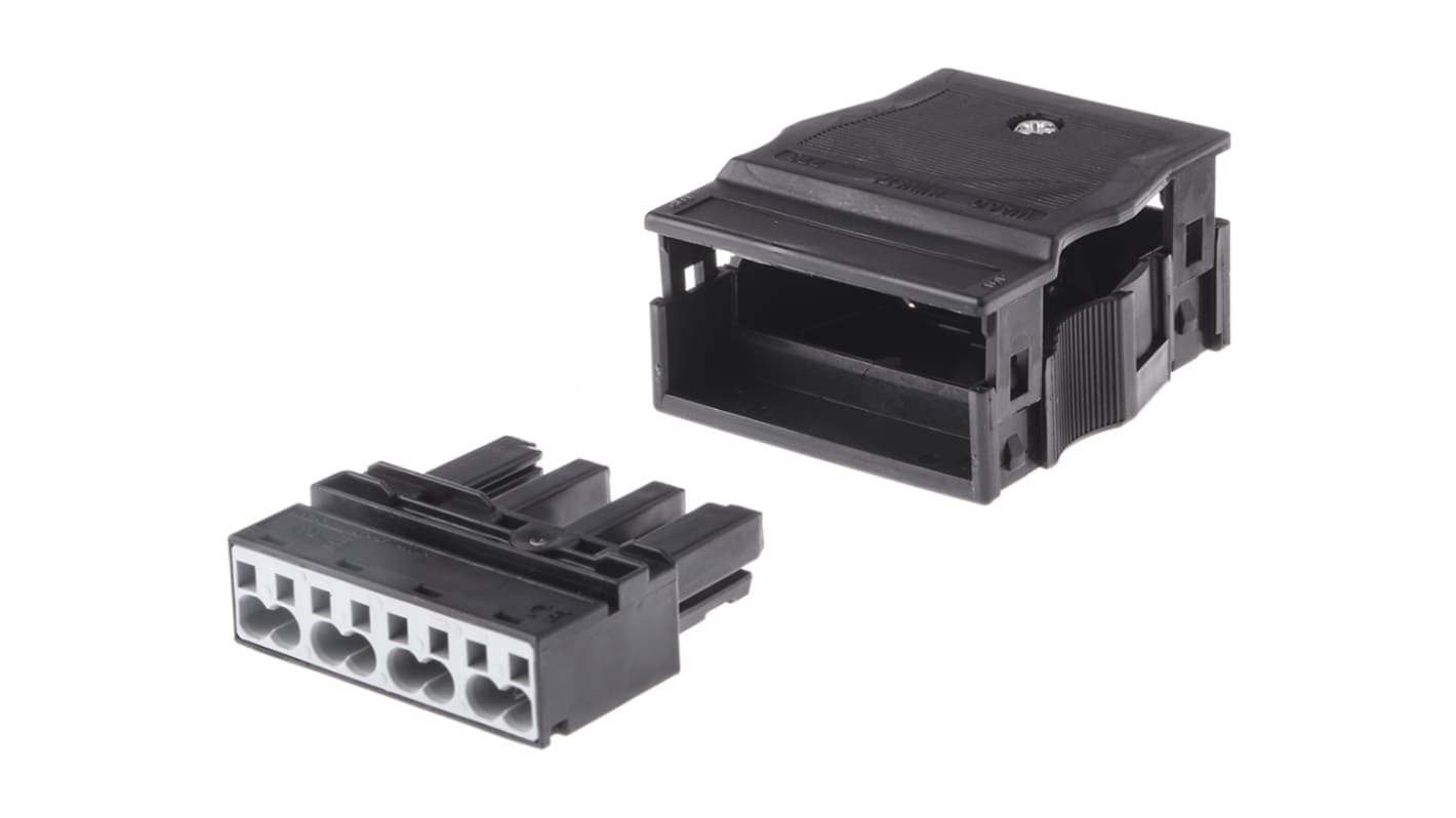 WAGO 770 Series Distribution Block, 4-Pole, Female, 8-Way, 25A
