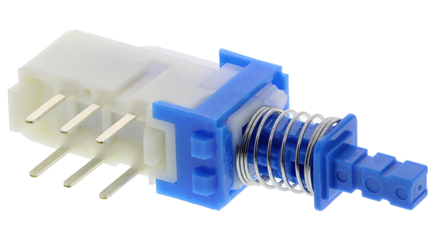 Alps Alpine 押しボタンスイッチ, モーメンタリ, DPDT, 100 mA @ 30 V dc PCB