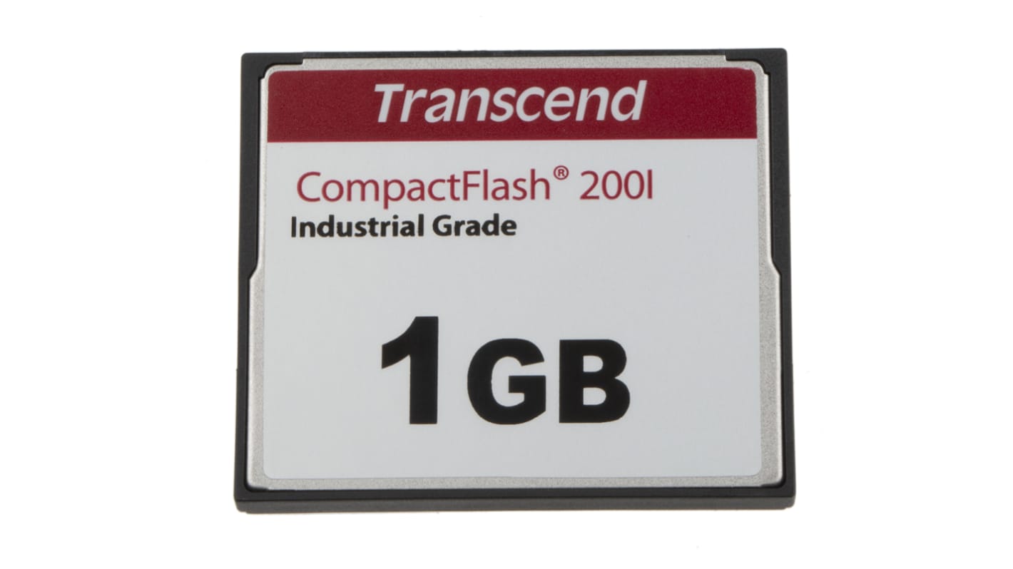 Transcend CompactFlash Industrial 1 GB SLC Compact Flash Card